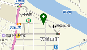 天保山内科の地図画像
