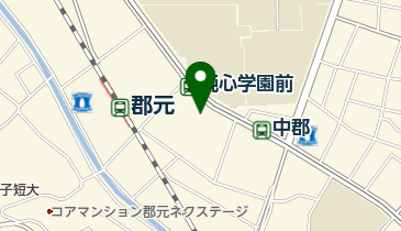 松岡内科の地図画像