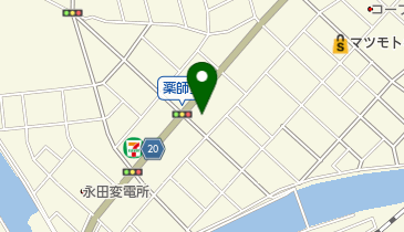 わきだ整形外科の地図画像