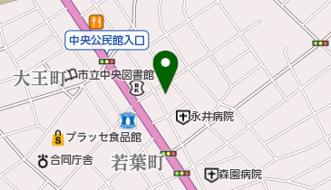 愛甲医院の地図画像