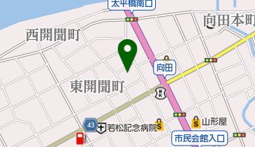 山本耳鼻咽喉科の地図画像