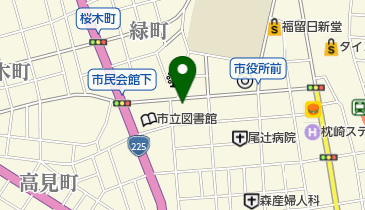 松山医院の地図画像