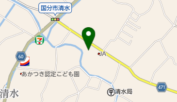 清水内科の地図画像