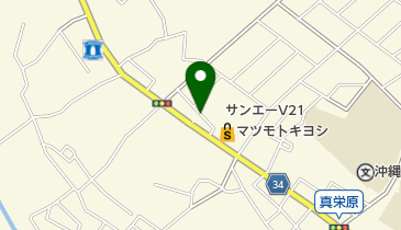 宜野湾整形外科医院の地図画像