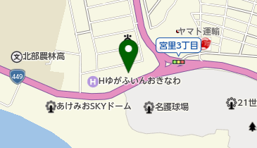 新垣耳鼻咽喉科の地図画像