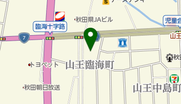 山王整形外科医院の地図画像