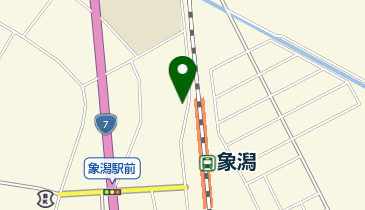 象潟駅前皮フ科の地図画像