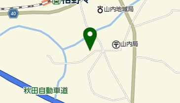 横手市山内診療所の地図画像