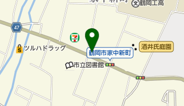 わかな内科医院の地図画像