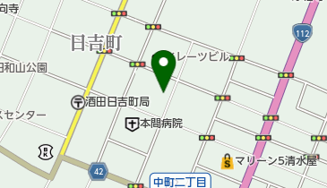 本間なかまちクリニックの地図画像