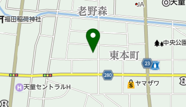 鞍掛胃腸科内科医院の地図画像