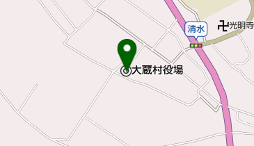 大蔵村診療所の地図画像