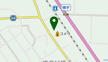 田村内科医院の地図画像