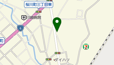 長山皮膚科医院の地図画像