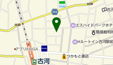 山中医院の地図画像