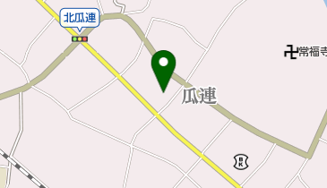 瓜連中央医院の地図画像