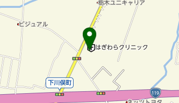 はぎわらクリニックの地図画像