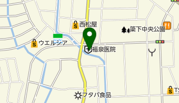 福泉医院の地図画像