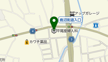 平尾産婦人科医院の地図画像