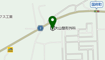 大山整形外科の地図画像