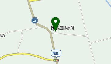 那須烏山市熊田診療所の地図画像