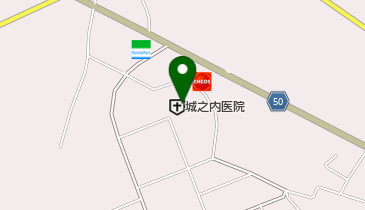 城之内医院の地図画像