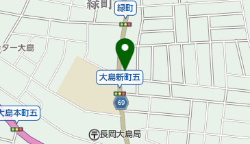 おおじま心療クリニックの地図画像