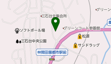 おおはぎ内科の地図画像