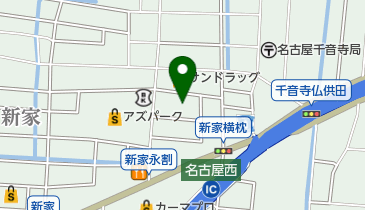 たかはし皮膚科の地図画像