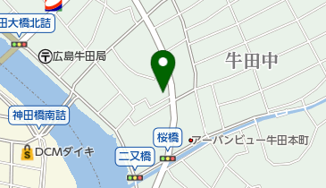 ぎおん牛田病院附属 牛田クリニックの地図画像
