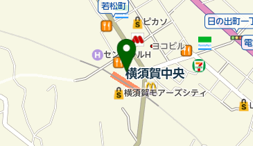 横須賀中央眼科の地図画像