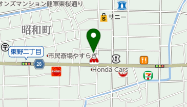 西村内科医院の地図画像