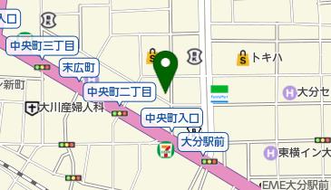 大分みぞぐち眼科の地図画像