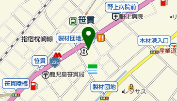 有川医院の地図画像