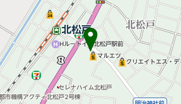 小松内科神経内科の地図画像