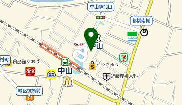 中山皮フ科クリニックの地図画像