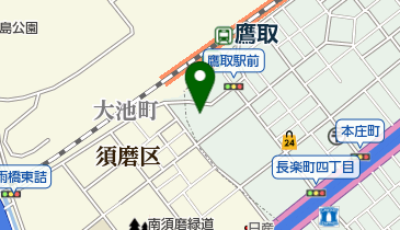 本山整形外科の地図画像