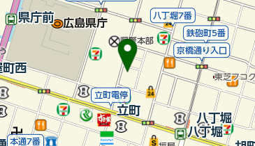 広島中央健診所の地図画像