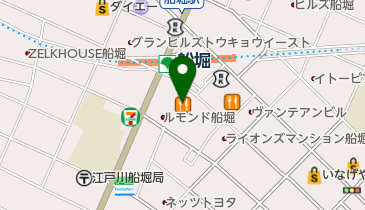 船堀駅前こすもす内科医院の地図画像