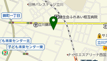 立川相互病院付属子ども診療所の地図画像