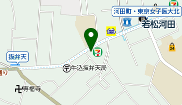 若松皮ふ科こどもクリニックの地図画像