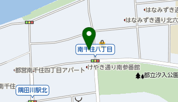 汐入眼科クリニックの地図画像