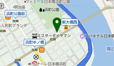 日本橋清洲クリニックの地図画像