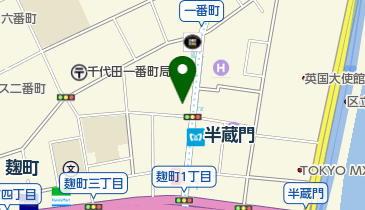 番町小峰クリニックの地図画像