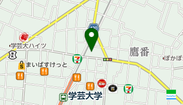 学芸大駅前整形・形成外科の地図画像