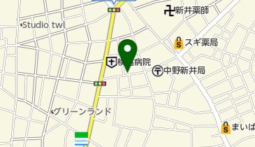 かわかつ耳鼻咽喉科の地図画像