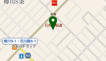 石狩湾耳鼻科の地図画像