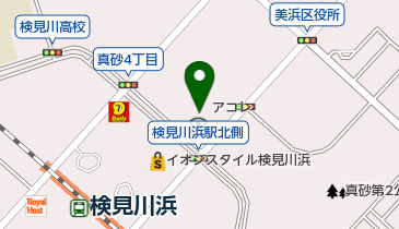 深浦内科クリニックの地図画像
