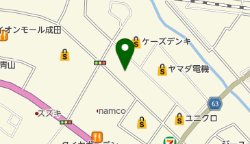 ひらの内科の地図画像