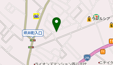 こさか耳鼻咽喉科の地図画像